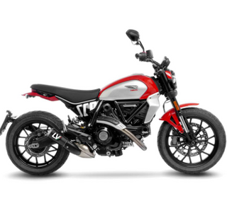 LoeVince LV-10 Slip-OnExhaust Carbon for Ducati Scrambler 800 Icon/Full Throttle/Night Shift 23-26