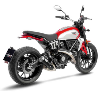 LoeVince LV-10 Slip-OnExhaust Carbon for Ducati Scrambler 800 Icon/Full Throttle/Night Shift 23-26