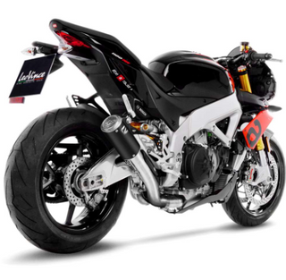 LoeVince  LV Corsa-S Slip-On Exhaust Stainless Black for Aprilia RSV4 1100 19-20 / Factory '21-24 / Tuono V4 '19-20