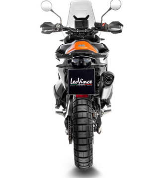 LoeVince LV-14 Slip-On Titanium for CF Moto 800 MT/MTX 22-26 / Husq Nord 901 '22-26 / KTM 790/890 Adv/Smt '19-24