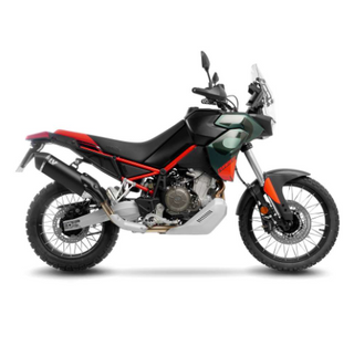 LoeVince LV-14 Slip-On Exhaust Black Edition for Aprilia Tuareg 660 '22-26