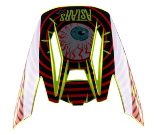 Alpinestars SM5 Solar Flare Replacement Visor - Black Red Fluro Yellow Fluro Green