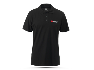 Akrapovic Men's Polo Shirt - Black - MotoHeaven