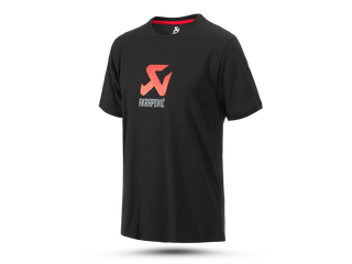 Akrapovic Men's Logo T-Shirt - Black - MotoHeaven