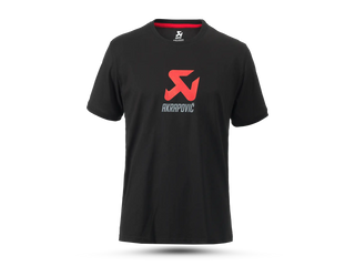 Akrapovic Men's Logo T-Shirt - Black - MotoHeaven