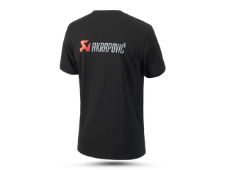 Akrapovic Men's Logo T-Shirt - Black - MotoHeaven
