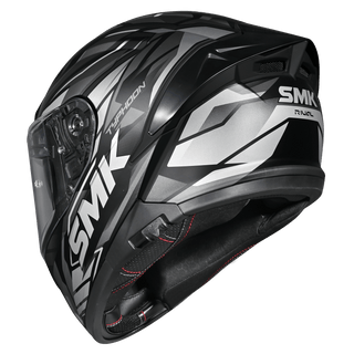 SMK Typhoon 06 Rival (MA266) Full Face Helmet - Matt Black/Grey