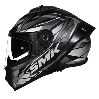 SMK Typhoon 06 Rival (MA266) Full Face Helmet - Matt Black/Grey