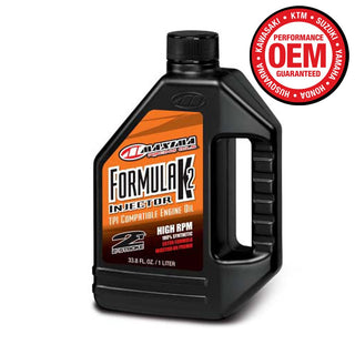 Maxima Formula K2 Injector 2T 100% Synthetic 1.0L Engine Oil