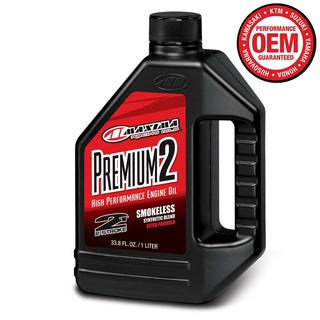 Maxima Premium 2 Smokeless 2T Injector/Premix 1.0L Engine Oil