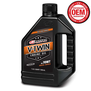 Maxima V-Twin Mineral 4T 70WT 1.0L Engine Oil