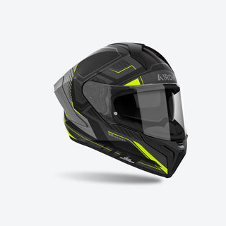 Airoh Matryx Rocket Full Face Helmet - Yellow Matt
