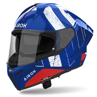 Airoh Matryx Scope Helmet - Blue/Red Gloss