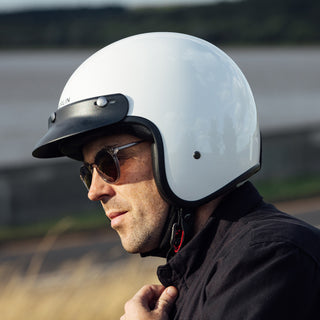Merlin Blackbird Jet Open Face Helmet - Gloss White