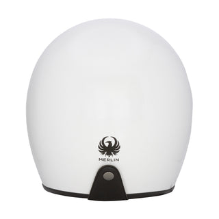 Merlin Blackbird Jet Open Face Helmet - Gloss White
