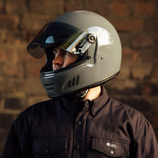 Merlin Revival Vintage Full Face Helmet - Nardo Grey