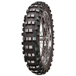 Mitas EF07 Extreme Enduro Green Stripe Dot 130/90-18 69R Super Light Rear Tyre