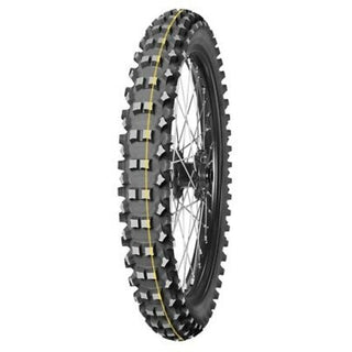 Mitas Terraforce MX Med-Hard Super 90/100-21 Dot 57M Yellow Stripe Front Tyre