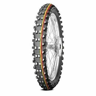 Mitas Terraforce MX Soft-Med Red & Yellow Stripe 90/90-21 54M Motocross Front Tyre