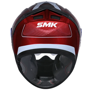 SMK Typhoon 06 Mystic (MA336) Full Face Helmet - Matt Red/Grey