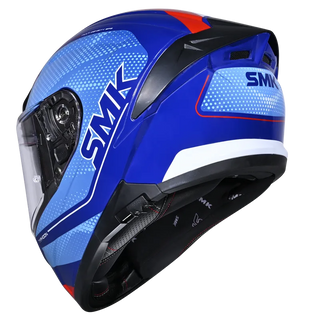 SMK Typhoon 06 Mystic (GL553) Full Face Helmet - Blue/Red
