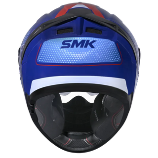 SMK Typhoon 06 Mystic (GL553) Full Face Helmet - Blue/Red