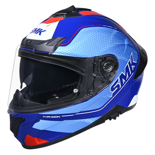 SMK Typhoon 06 Mystic (GL553) Full Face Helmet - Blue/Red