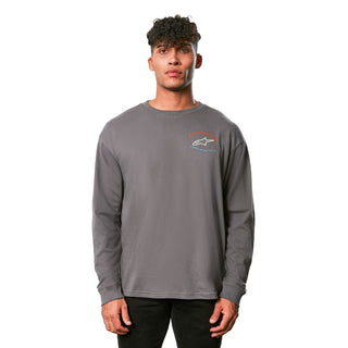 Alpinestars Full Face Long Sleeve Tee - Charcoal