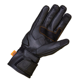 Merlin Calton D3O Waterproof Leather Motorcycle Gloves - Black