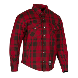 Merlin Axe Hydro Kevlar Waterproof Motorcycle Shirt - Red