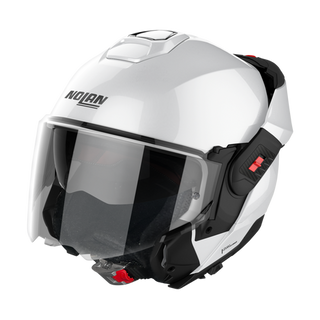 Nolan N120-1 Flip Over Classic Helmet - Metal White