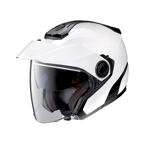 Nolan N40-5 Open Face + Peak Classic Helmet - White