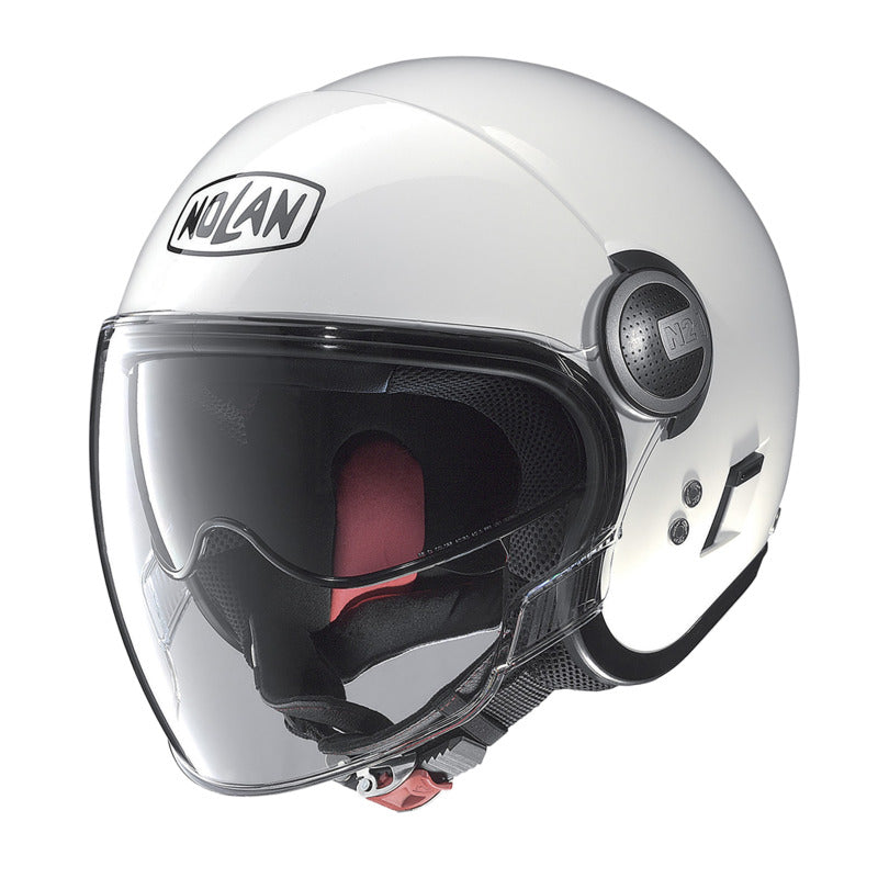 Nolan N21 Visor For Open Face Classic Helmet - Metal White