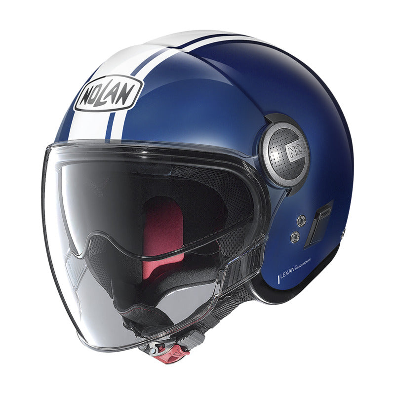 Nolan N21 Visor For Open Face Dolce Vita Helmet - Blue White