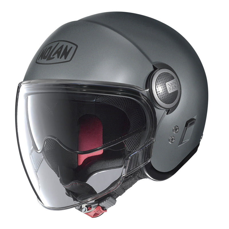 Nolan N21 Visor For Open Face Classic Helmet - Flat Grey