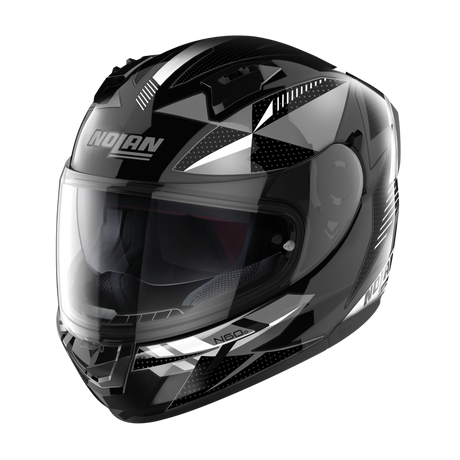 Nolan N60-6 Full Face Classic Helmet - Black Silver White