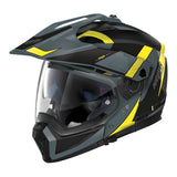 Nolan N70-2 X Adventure Classic Helmet - Grey Yellow Black