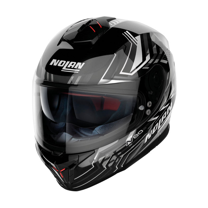 Nolan N80-8 Full Face Classic Helmet - Black White