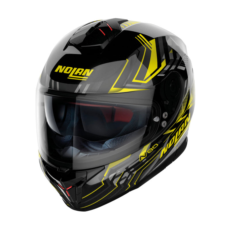 Nolan N80-8 Full Face Classic Helmet - Black Yellow