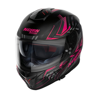 Nolan N80-8 Full Face Classic Helmet - Flat Black Pink