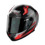 Nolan X-804 RS Full Face Hot Lap Helmet - Carbon Red