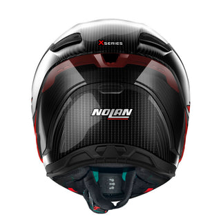 Nolan X-804 RS Full Face Hot Lap Helmet - Carbon Red