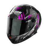 Nolan X-804 RS Full Face Spectre Helmet - Carbon Pink Chrome