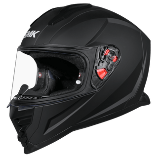 SMK Nova Full Face Helmet - Matt Black