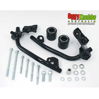 Oggy Knobbs Frame Sliders - Kawasaki Z 1000 07-09 & Z 750 07-12 - Black