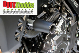 Oggy Knobbs Frame Sliders - Suzuki GSX-8S 23-25 - Black