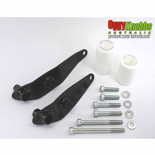 Oggy Knobbs Frame Sliders - Suzuki 675 Street Triple 07-12 - Black