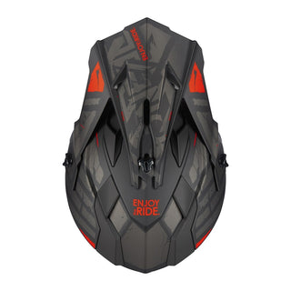 O'Neal 2024 2SRS Glitch V.23 Youth Helmet Replacement Peak - Black/Grey