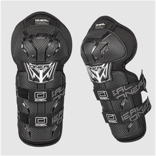 O'Neal Pro III Carb Look Adult Knee Guards - Black