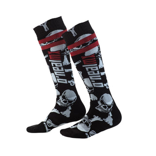 O'Neal 2027 Pro MX Crossbones Socks - Black/White